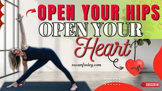 Open Your Hips, Open Your Heart 💗 Gentle Standing Flow + Half Moon screenshot 4