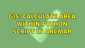 GIS: Calculate area within Python script in ArcMap