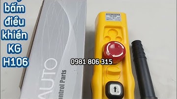 Tay bấm điều khiển KG H06, nút bấm 2 cấp tốc độ hiệu KF-H06, tay bấm điều khiển Hàn Quốc KG H06