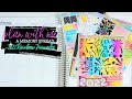 Memory Spread | Plan With Me- 2022 Rainbow Fireworks | EC Vertical Life Planner