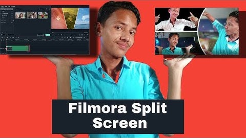 filmora X split screen ? How to make Split Screen in wondershare Filmora 10 ?
