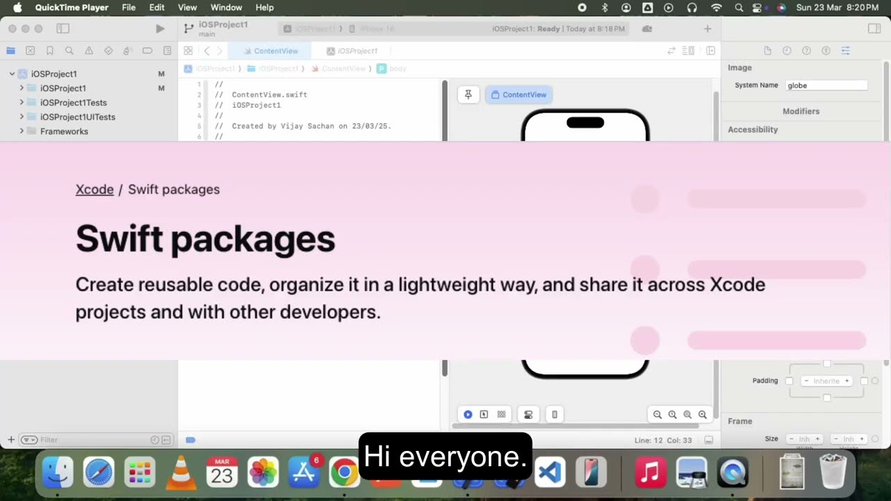How to create a Swift Package and add it to an existing or new Xcode project #ios #iosdevelopment