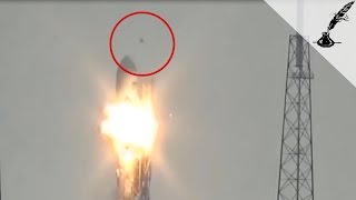 SpaceX Rocket Explosion Caused By UFO? | Real or Fake?
