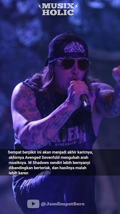 Fakta unik M. Shadow 'Avenged Sevenfold' 🤘🔥