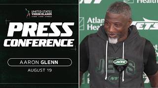 Aaron Glenn Training Camp Press Conference (8/19) | New York Jets