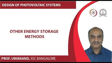 Other energy storage methods