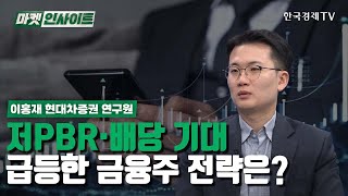 저PBR·배당 기대…급등한 금융주 전략은? (이홍재)/ 섹터분석 / 한국경제TV