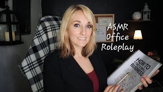 ASMR | Realistic Office Roleplay | Helping You Start a Business