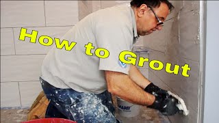 How to grout, Step by step. Stain resistant grouts, Mapei Ultracolor plus FA or similar