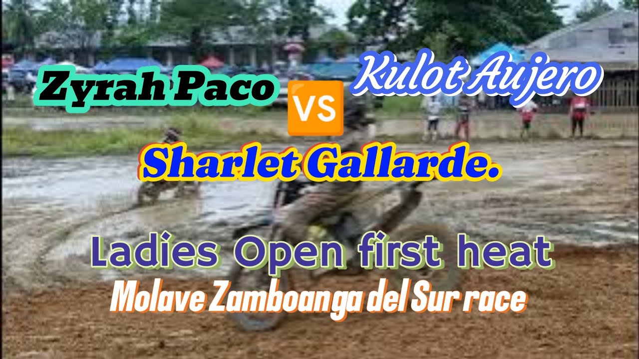 Zyrah Paco🆚Kulot Aujero🆚 Sharlet Gallarde.Ladies Open first heat.Molave Zamboanga del Sur race