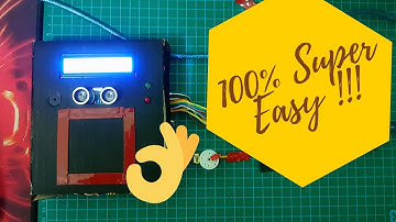 How to make an automatic door lock system?  | Super easy with coding explanation!