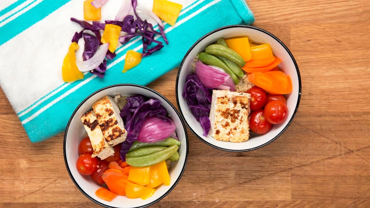 Protein-Packed Rainbow Bowl For Two | Tasty