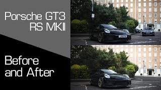 Photoshop CS6 Before and after Timelapse #14 Porsche GT3RS MKII
