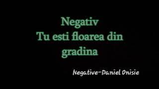 Tu esti floarea din gradina - negativ