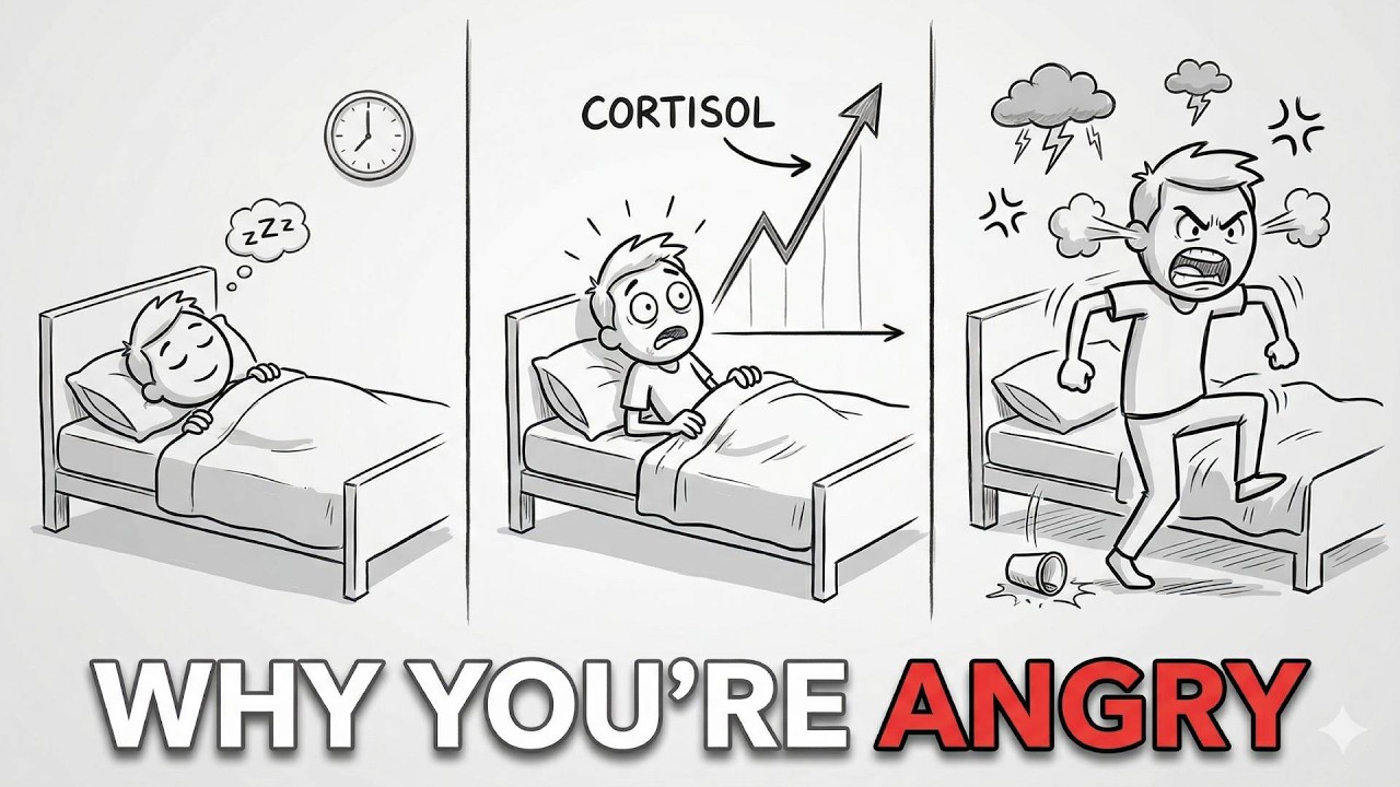 Why You Wake Up Angry | The Cortisol Awakening Response Explained - YouTube
