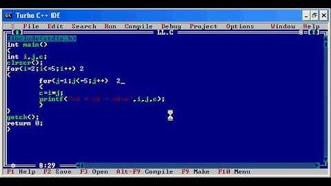C Programming tutorial -21-Nesting of loops
