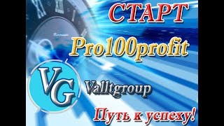 Предстартовый вебинар системы Pro100Profit от Vallt Group