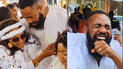 Woli Arole, Iyabo Ojo, Toyin Abraham, Others Turn Up For Actress Nkechi Blessing Mum's Burial