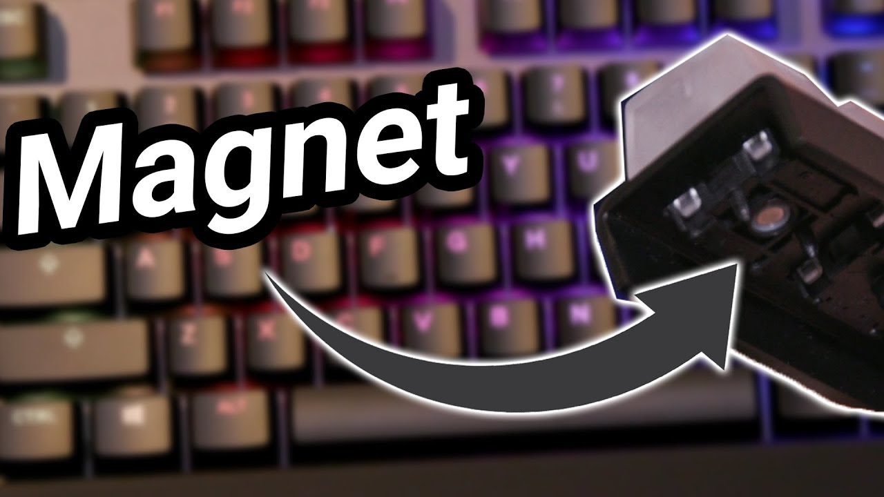 Why does this keyboard have a MAGNET every key? Steelseries Apex Pro First Look - YouTube