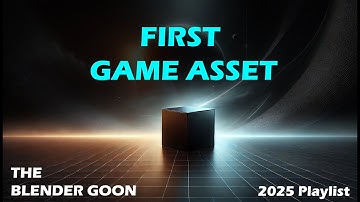 Blender first game asset Week 1