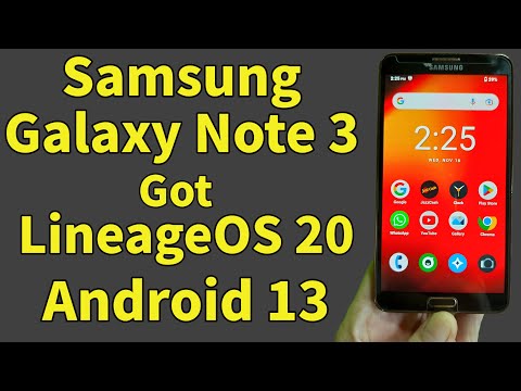 Galaxy Note 3 Got Android 13 LineageOS 20 Latest Update 