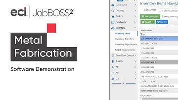 JobBOSS²: Streamline Your Metal Fabrication Operations with Ease - Software Demo