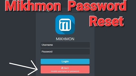 Mikhmon password or invalid username recovery solution | how to reset the password problem fix.