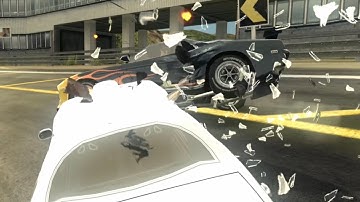 FlatOut 2 Gameplay - Motor Raceway Run (Everyone Destroyed) - Aggressive Gameplay