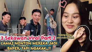 2 SEKAWAN VIRAL SONG COVER,,!! Bikin Baper Tapi Ngakak ( Part 2 ) || Arisa Reaction