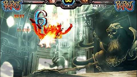 GGXXAC+R - Sol Basic Sidewinder Loop Combo