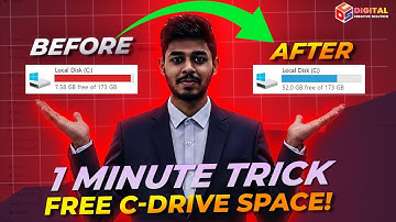 C Drive FULL? Try These 5 Storage Saving Tricks