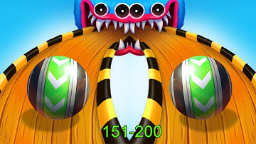 Sky Rolling Ball 3D Android iOS Gameplay Level 151-200