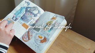 Little Things Illustrated Journal Flip Through | January 2023 | Line and Wash with Watercolor