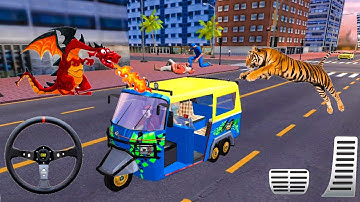 Tuk Tuk Auto Rickshaw Sim #35 - Gameplay Walkthrough  Android Ios Games