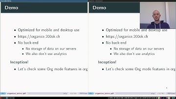 EmacsConf 2019 - 05 - Use Org mode when away from the desktop - Zen Monk Alain M. Lafon