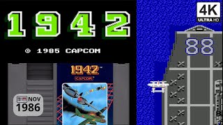 1942 (Capcom, Nov 1986) - NES Gameplay 4K
