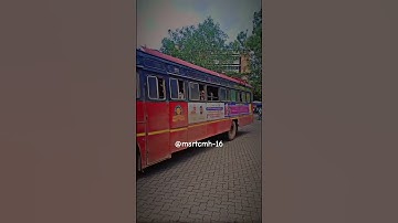 Msrtc old lalpari and ms bus entry in Ahmednagar bus stand #bus_shorts #msrtcbus #lalpari #Shorts