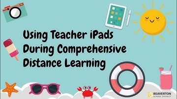 Teaching with an iPad During Comprehensive Distance Learning