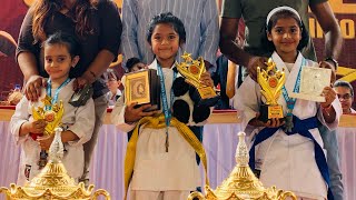 Avika performs kata Chaitanyara Kushanku gets Gold Medal “Golden Belt National Karate Competition”