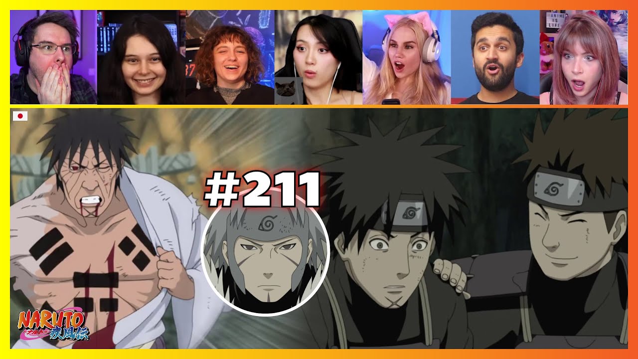 Naruto Shippuden Episode 211 | Danzo Shimura | Reaction Mashup ナルト 疾風伝