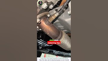 oxygen sensor removing tips part-01 🛠️😱 #carseatquicky #carmechanic #caraccessories #shorts #carpart