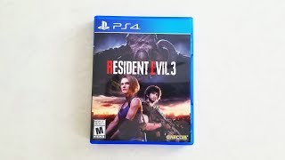 Resident Evil 3 Remake PS4 [Unboxing]