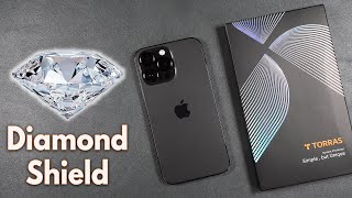 iPhone 14 Pro Max Diamond Shield Screen Protector by TORRAS - Review &amp; Drop test