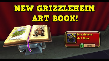 Wizard101 : NEW GRIZZLEHEIM ART BOOK!