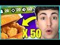 Mangio 1 McNUGGETS Per OGNI KlLL Del Pro Player 🤢 ** TROPPE ** FORTNITE