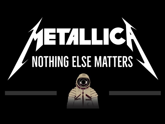 Metallica • Nothing Else Matters (CC)🎤 [Karaoke] [Instrumental Lyrics] class=