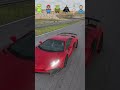 Four Trucks Transporting cars with Flatbed Trailers | Cars vs Speedbump vs Train vs Pothole #000