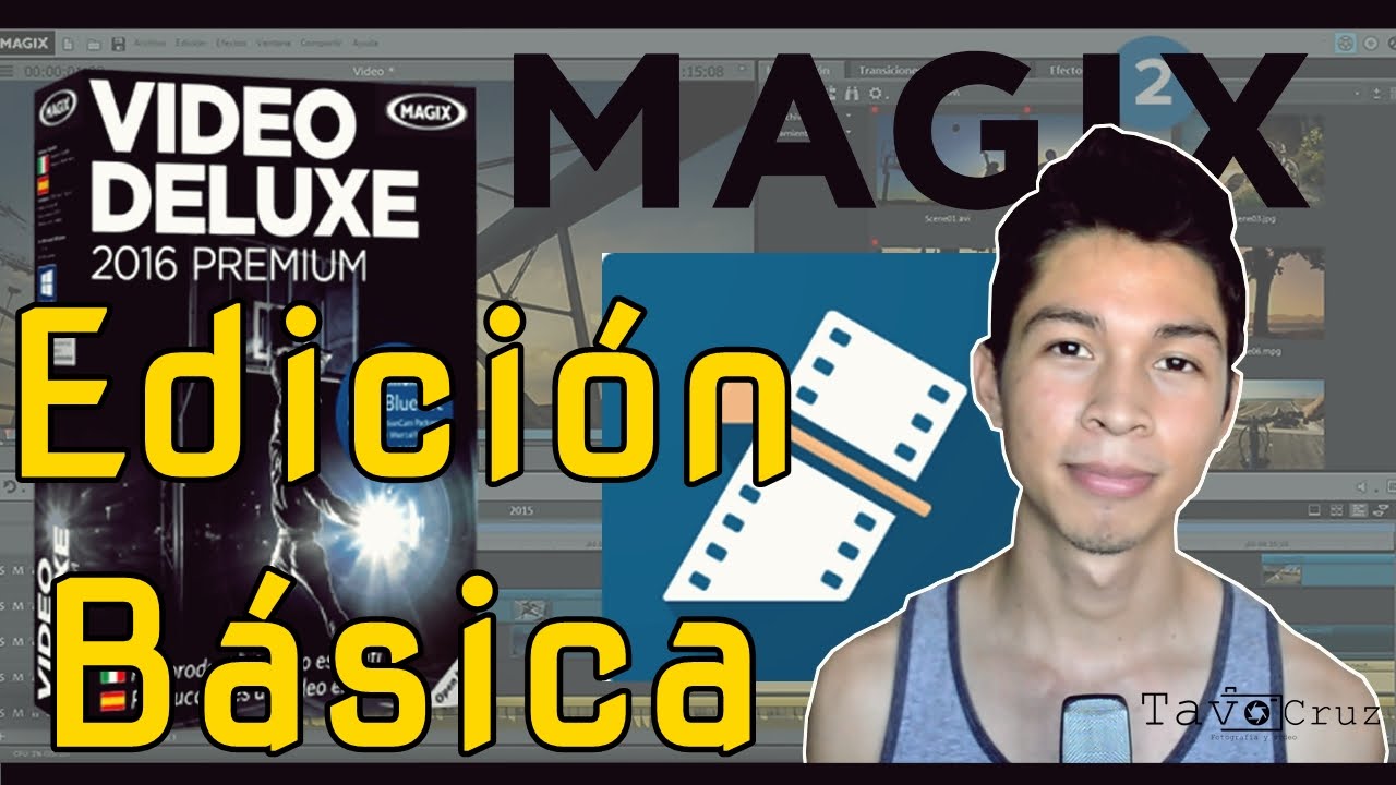 Edición básica en Magix Video Deluxe - YouTube