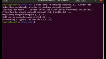 Install mongo shell in ubuntu (Mongo DB client)