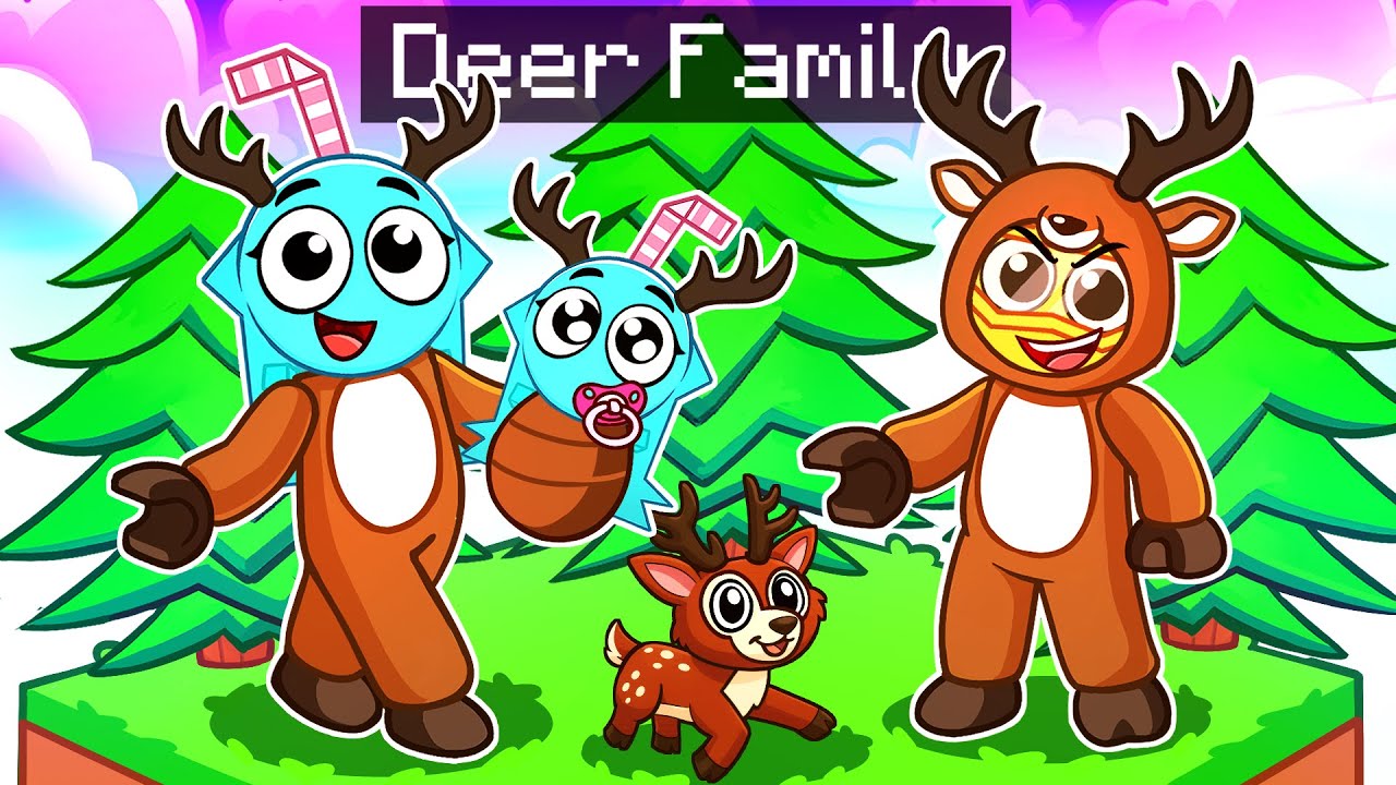 Having a DEER FAMILY In Roblox!